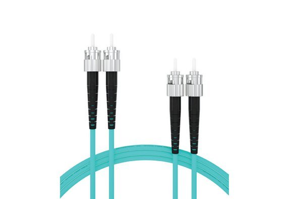 OM3 ST ST Multimode Duplex Fiber Patch Cable