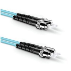 OM4 ST ST Multimode Duplex Fiber Patch Cable