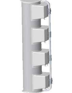4+8 Port Dual Band Single Beam Lens Antenna