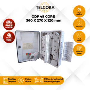 TELCORA ODP 48 Core Kosongan Model Spliter Box / PLC Lengkap Aksesoris