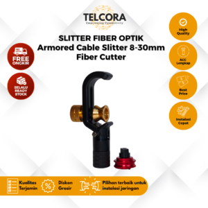 TELCORA SLITTER | Armored Wire Stripper, Horizontal-Vertical Cable Cutter [8-300mm] | Pengupas Kabel ADSS Fiber Optik Tool