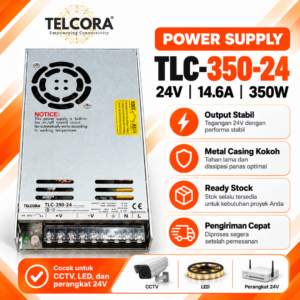 TELCORA Power Supply TLC 350-24 24V 14.6A 350W Switching PSU Trafo CCTV LED Original